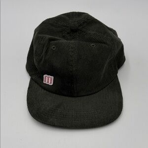 Top Designs Corduroy Olive Green Cap